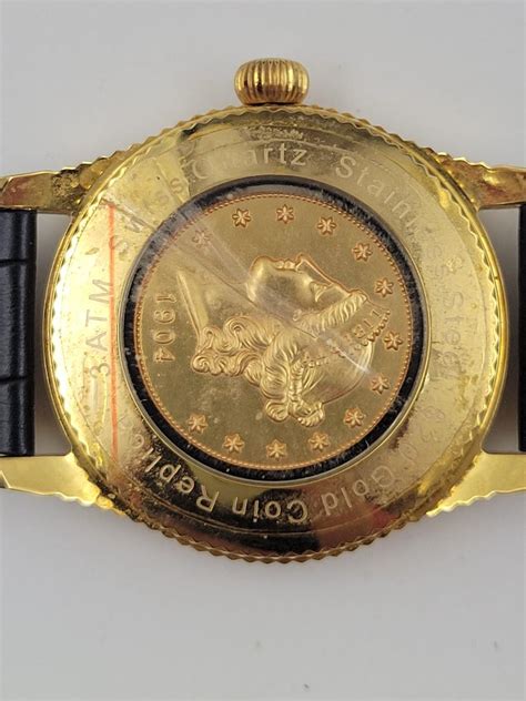 croton 20 gold coin replica watch|Men’s Croton $20 Gold Coin Replica Wrist Watch .